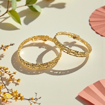 Lắc bi vàng ta (mã LB 2122)